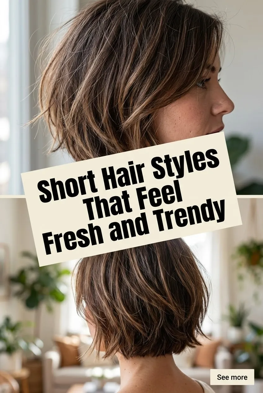 Short Hair Styles That Feel Fresh and Trendy
