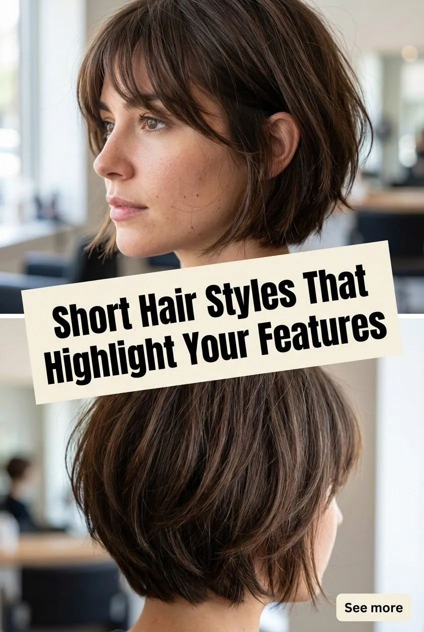 Short Hair Styles That Highlight Your Features