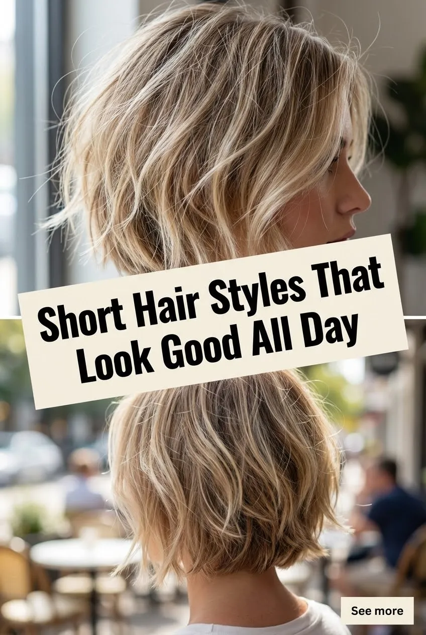 Short Hair Styles That Look Good All Day