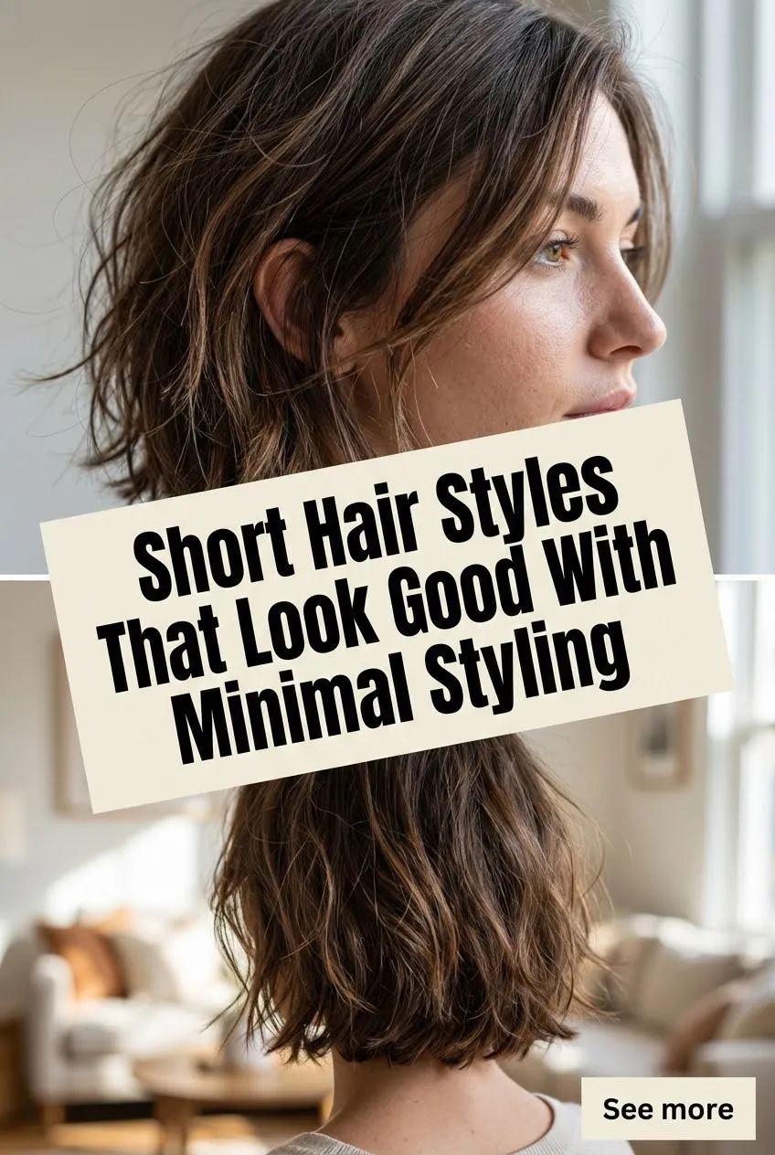 Short Hair Styles That Look Good With Minimal Styling