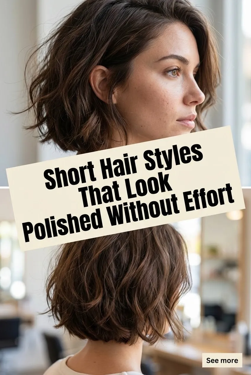 Short Hair Styles That Look Polished Without Effort