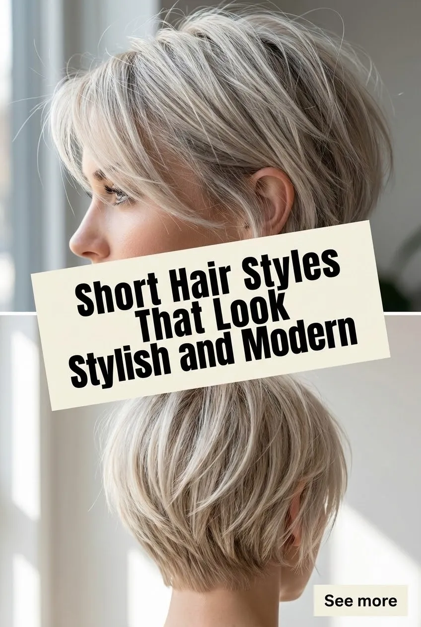 Short Hair Styles That Look Stylish and Modern