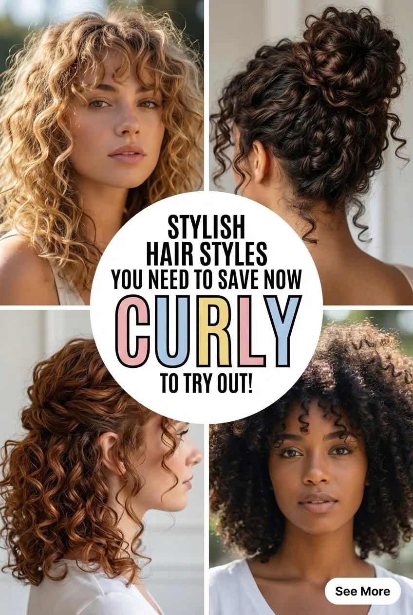 Stylish Curly Hair Styles You Need to Save Now