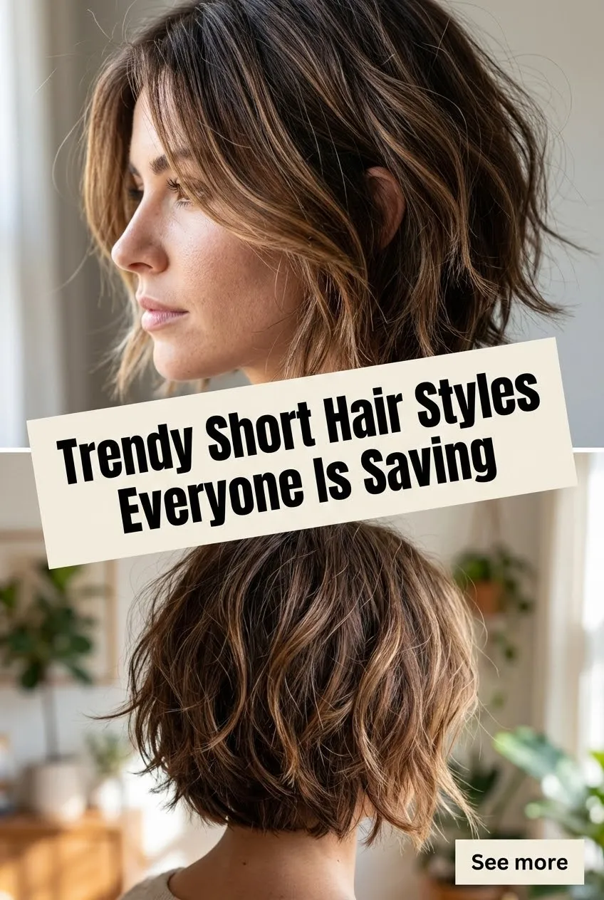 Trendy Short Hair Styles Everyone Is Saving