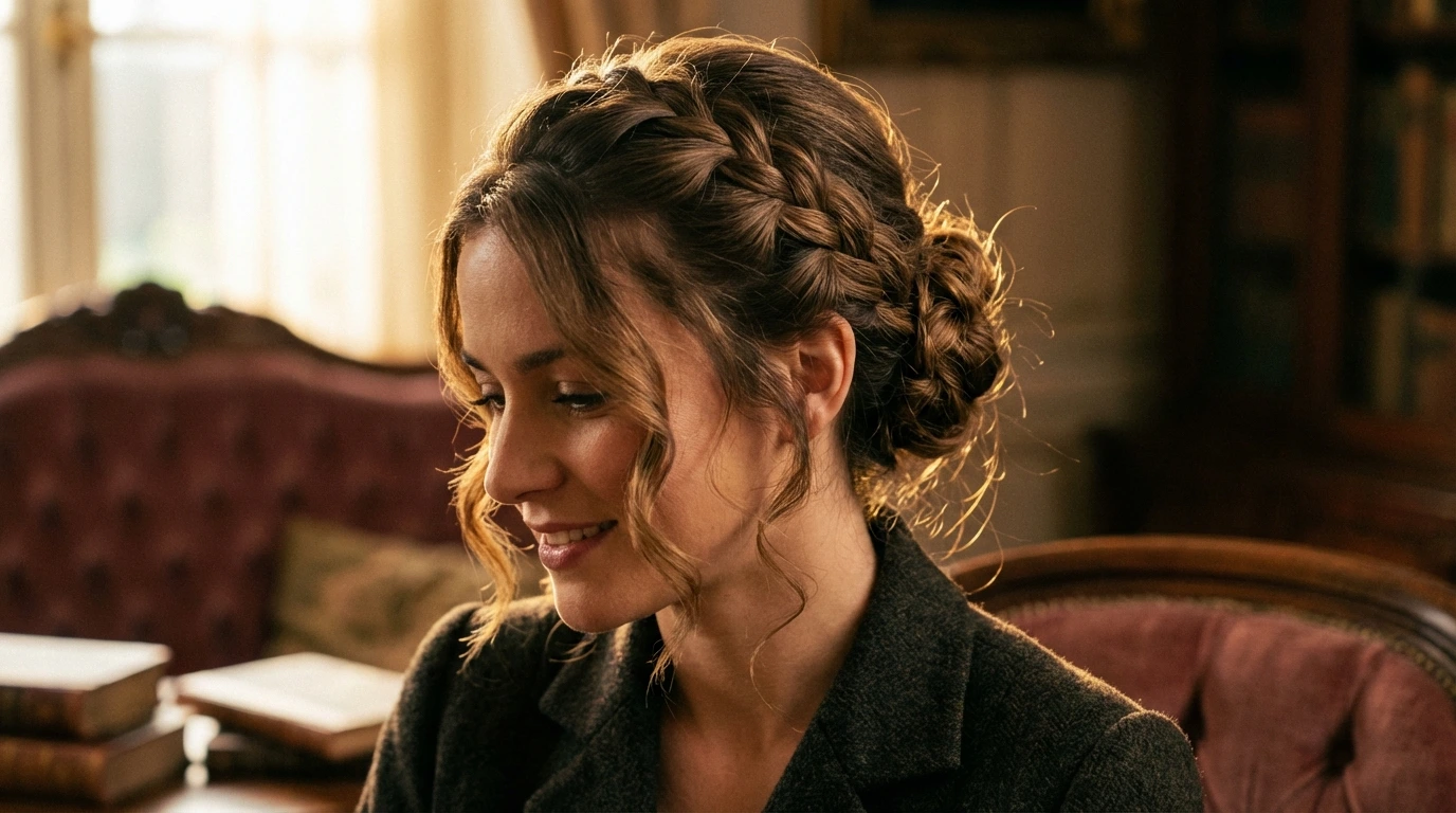 Classic French Braid Updo