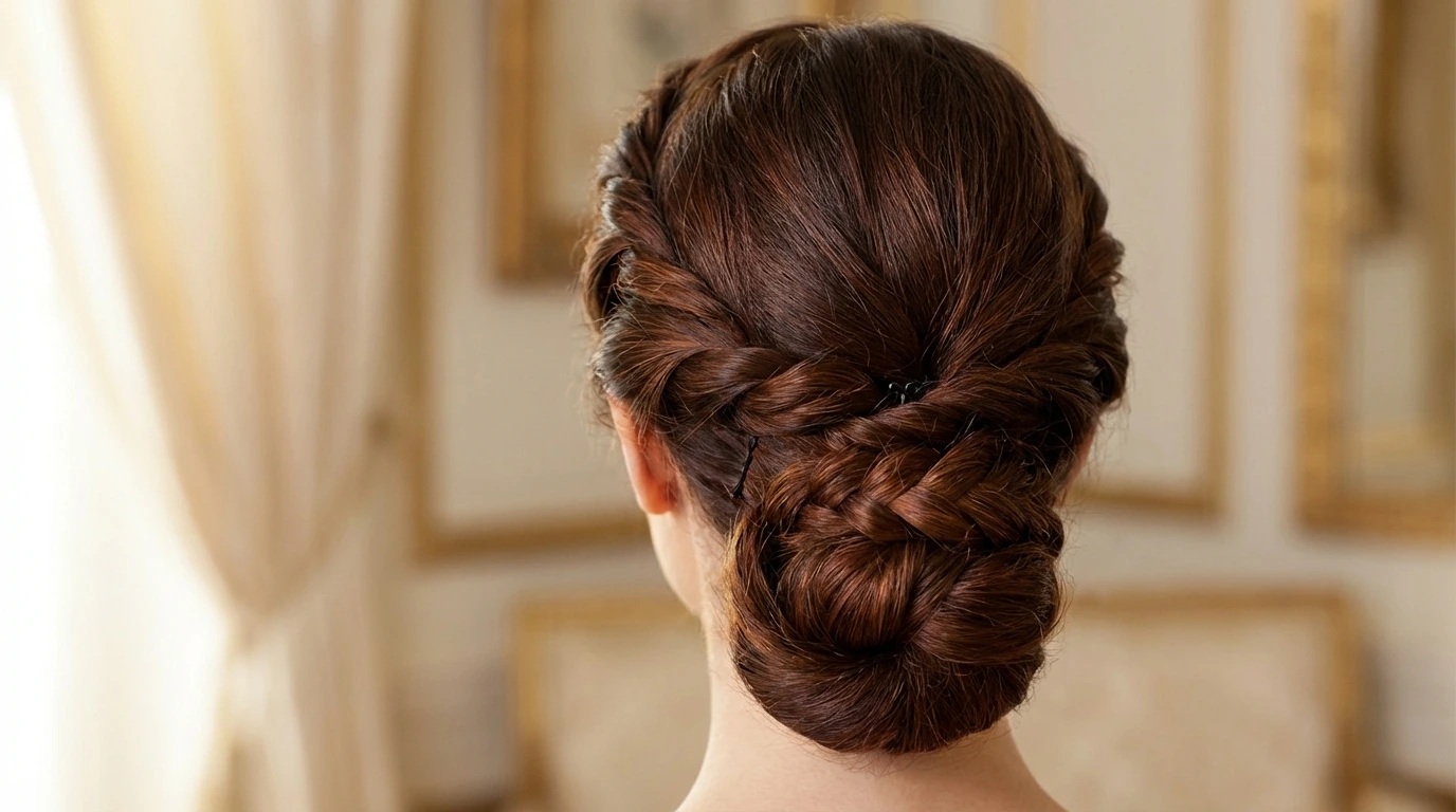 Twisted Braid Bun