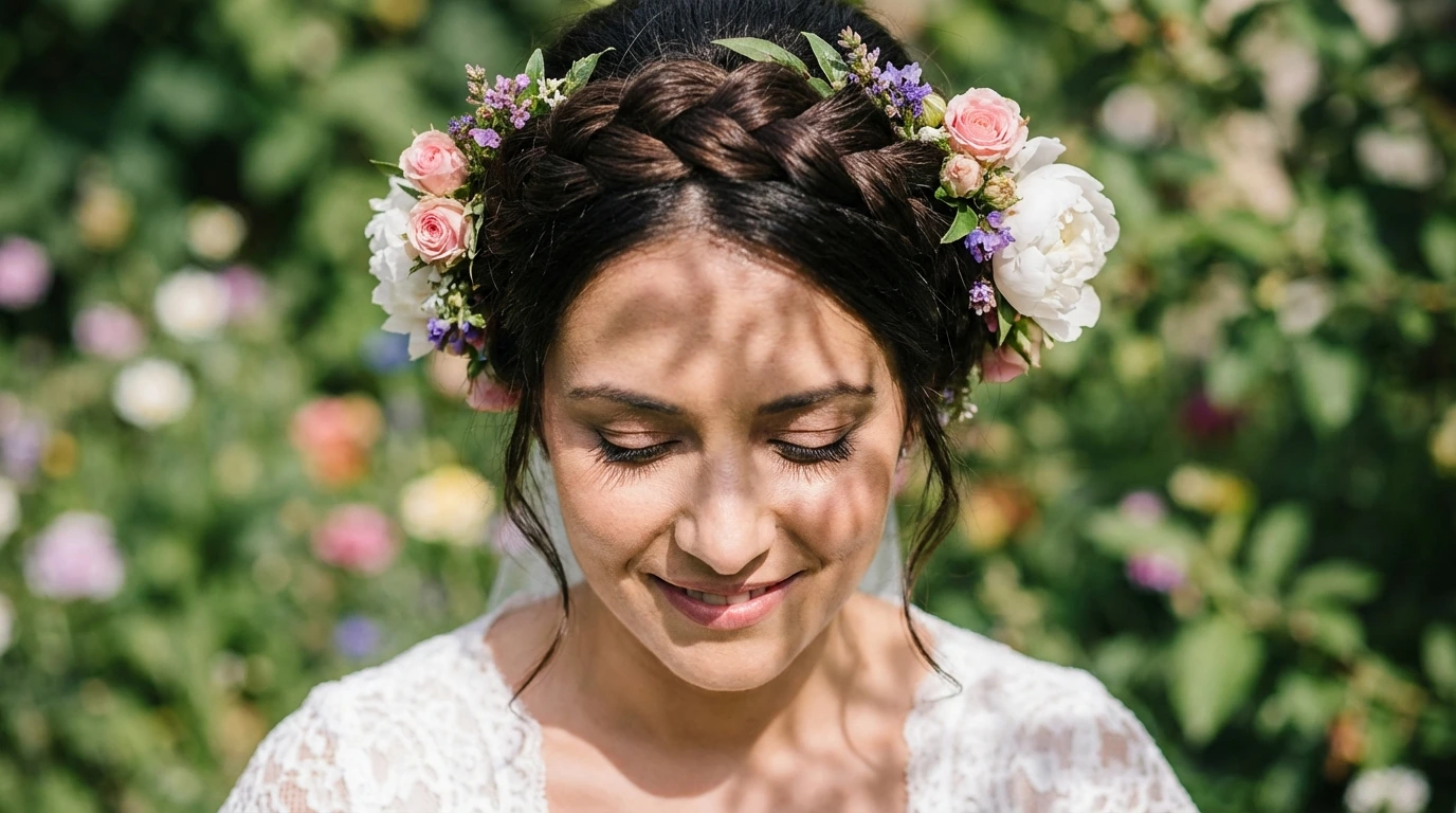 Floral Braided Crown