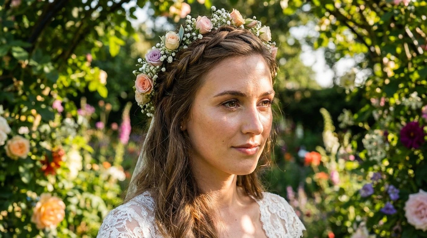 Waterfall Braid Crown