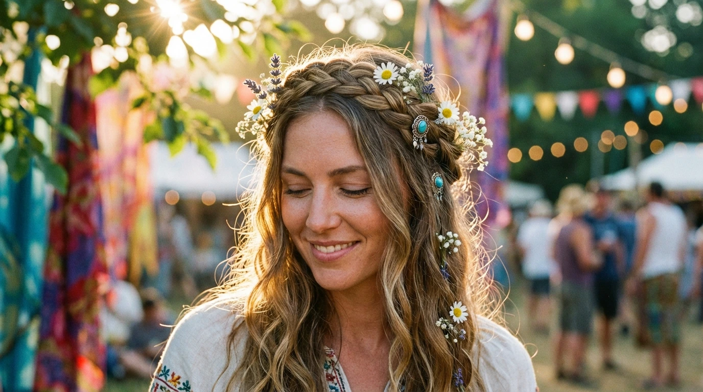 Bohemian Braided Crown