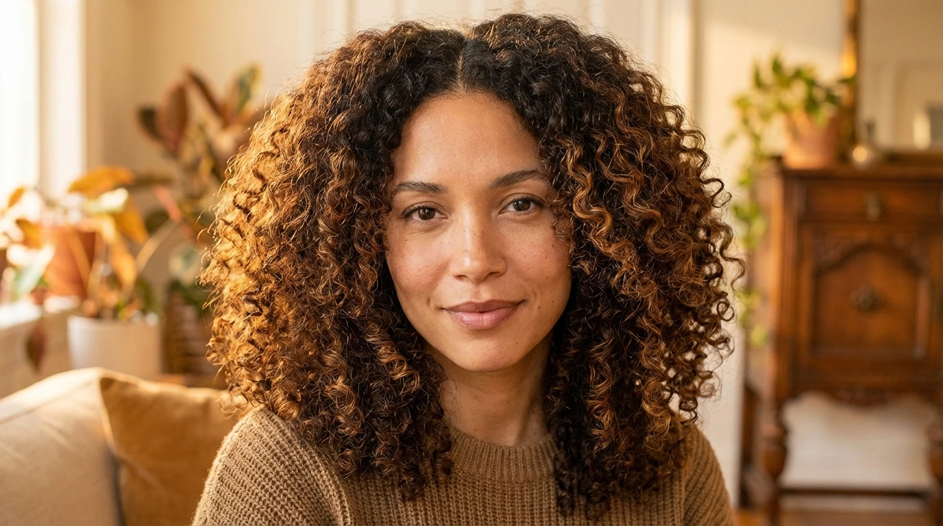 3. Layered Curly Hair