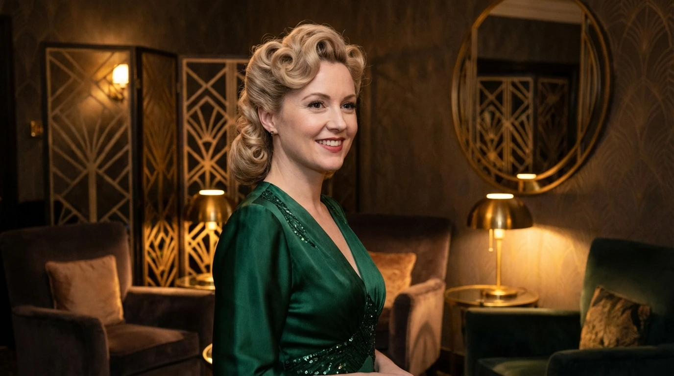 6. Retro Curly Hairstyle
