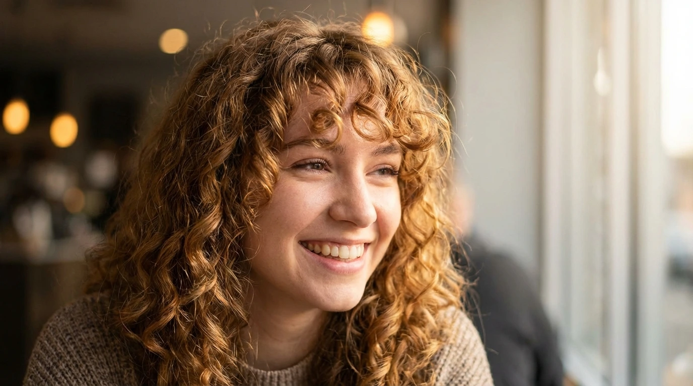 8. Curly Fringe