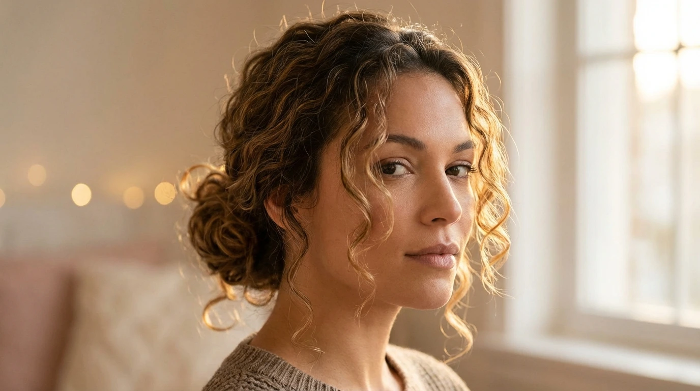 1264 1 loose curly updo 1. Loose Curly Updo