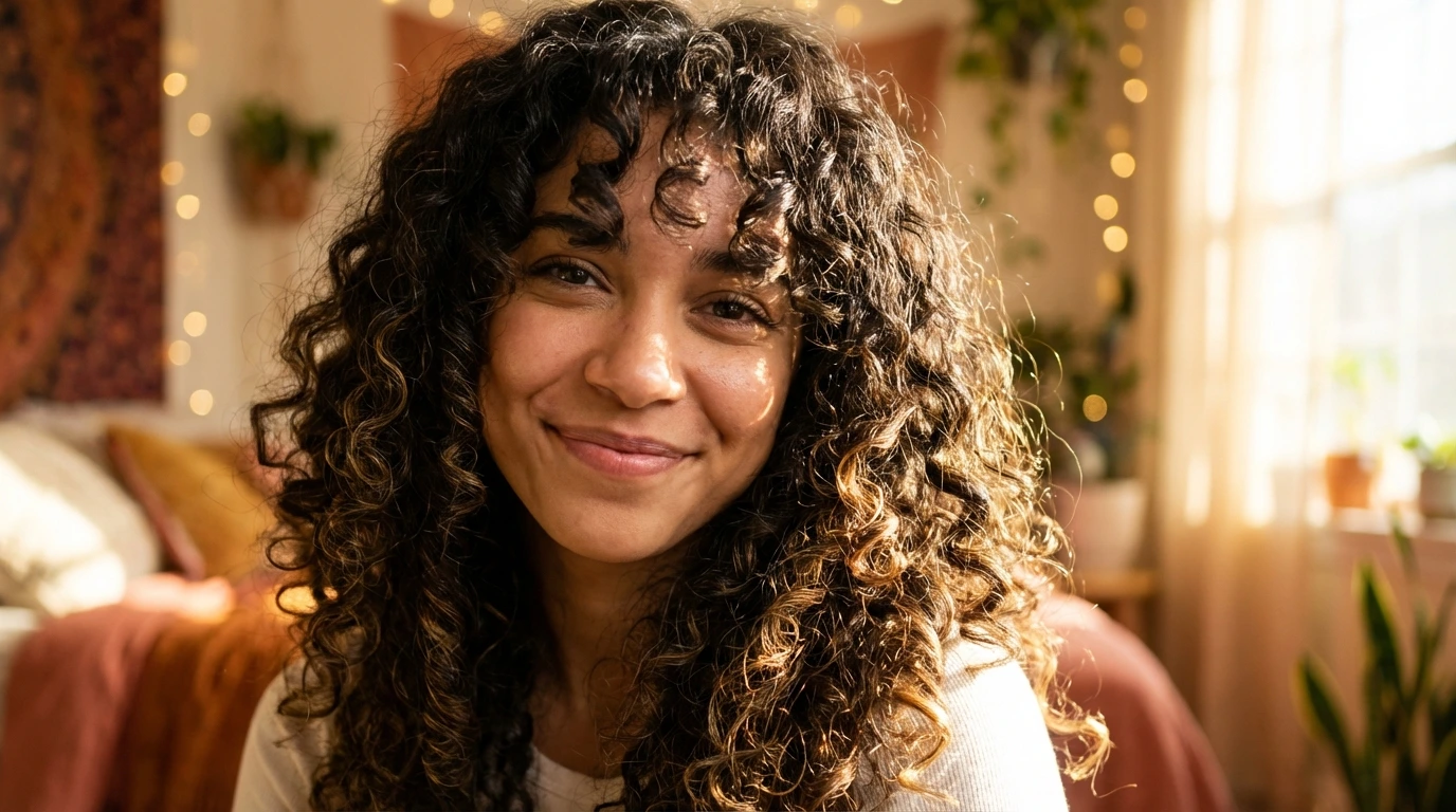 1264 7 curly fringe 7. Curly Fringe