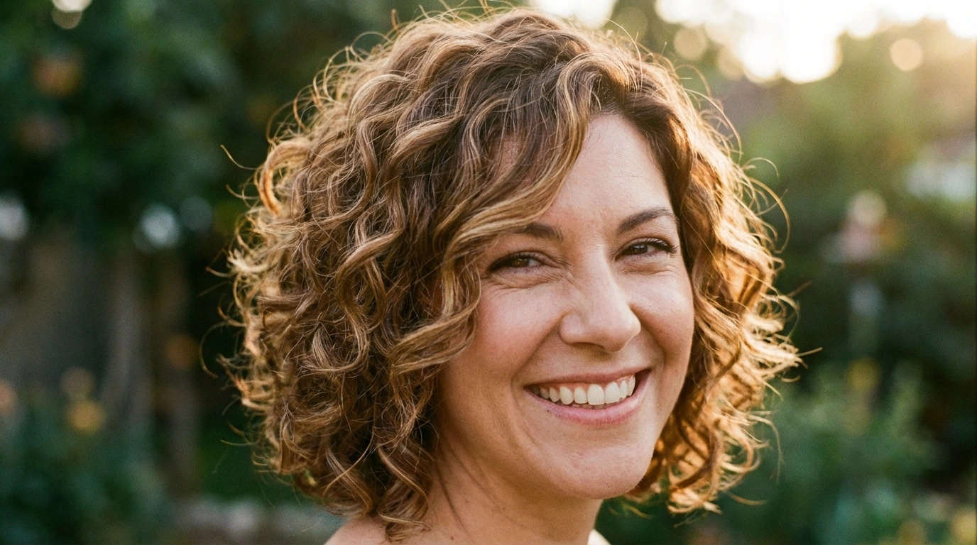 1. Bouncy Curly Bob