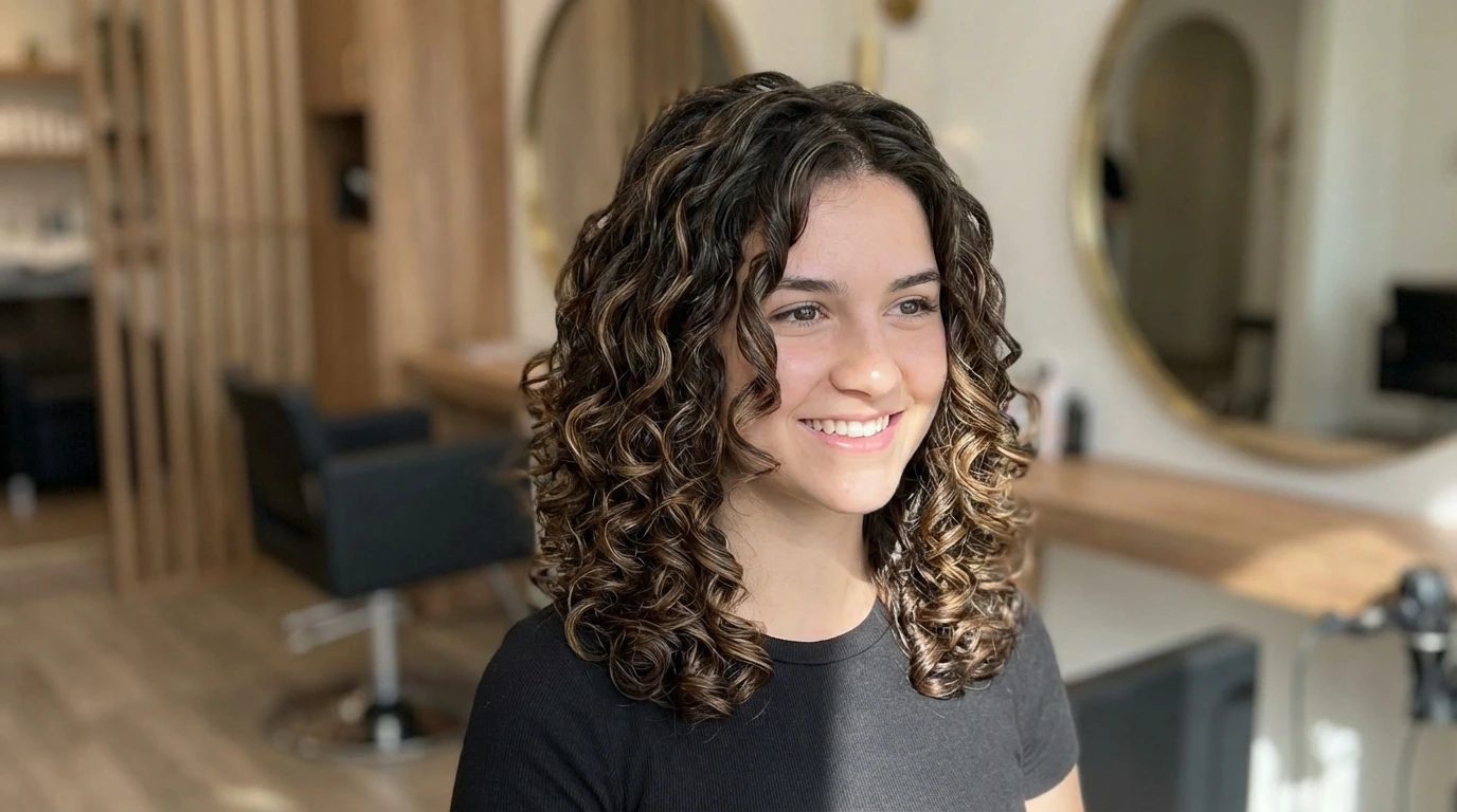 1. Defined Curly Bob