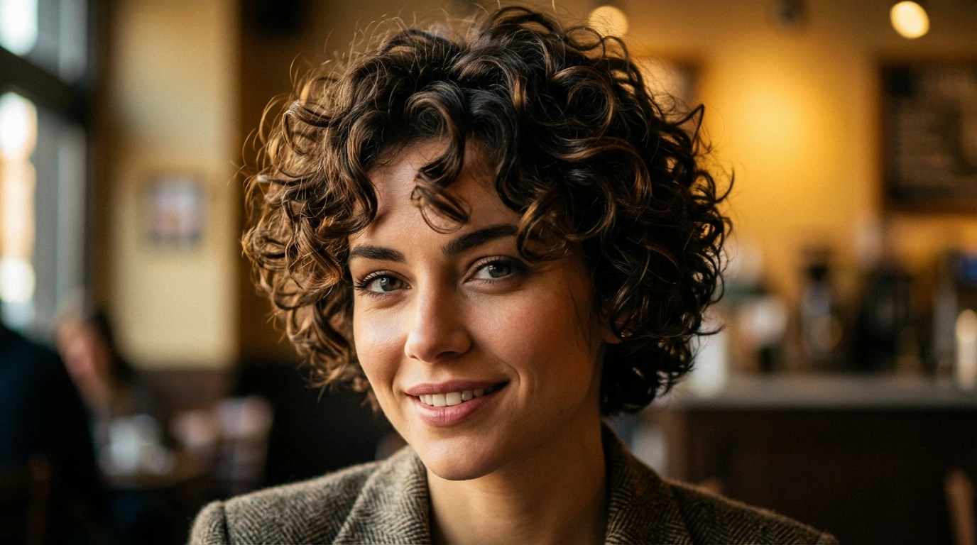 10. Curly Pixie Cut