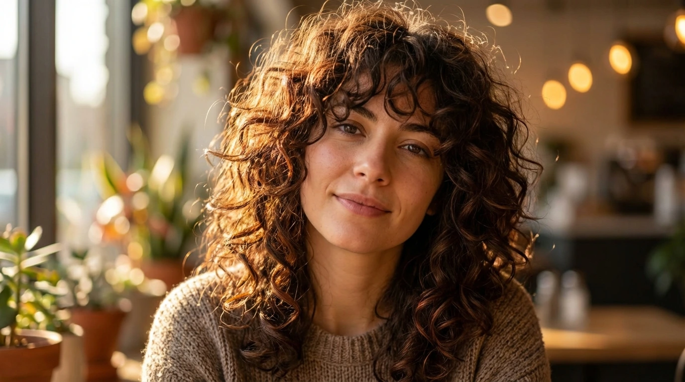 8. Curly Shag