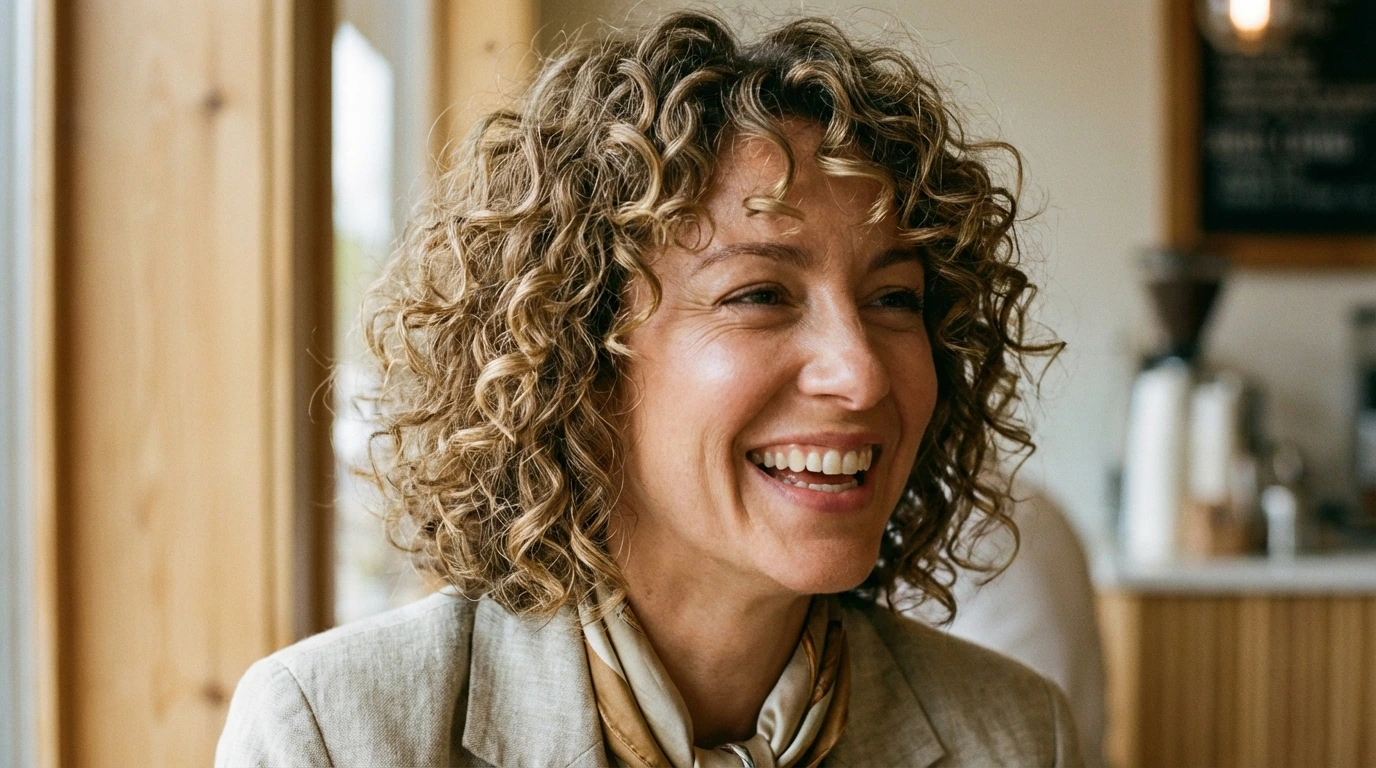 1. Bouncy Curly Bob