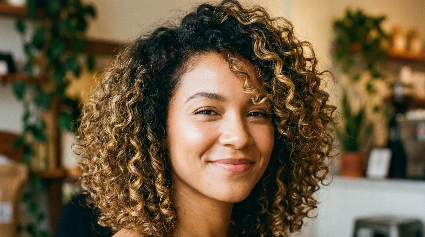 1. Bouncy Curly Bob