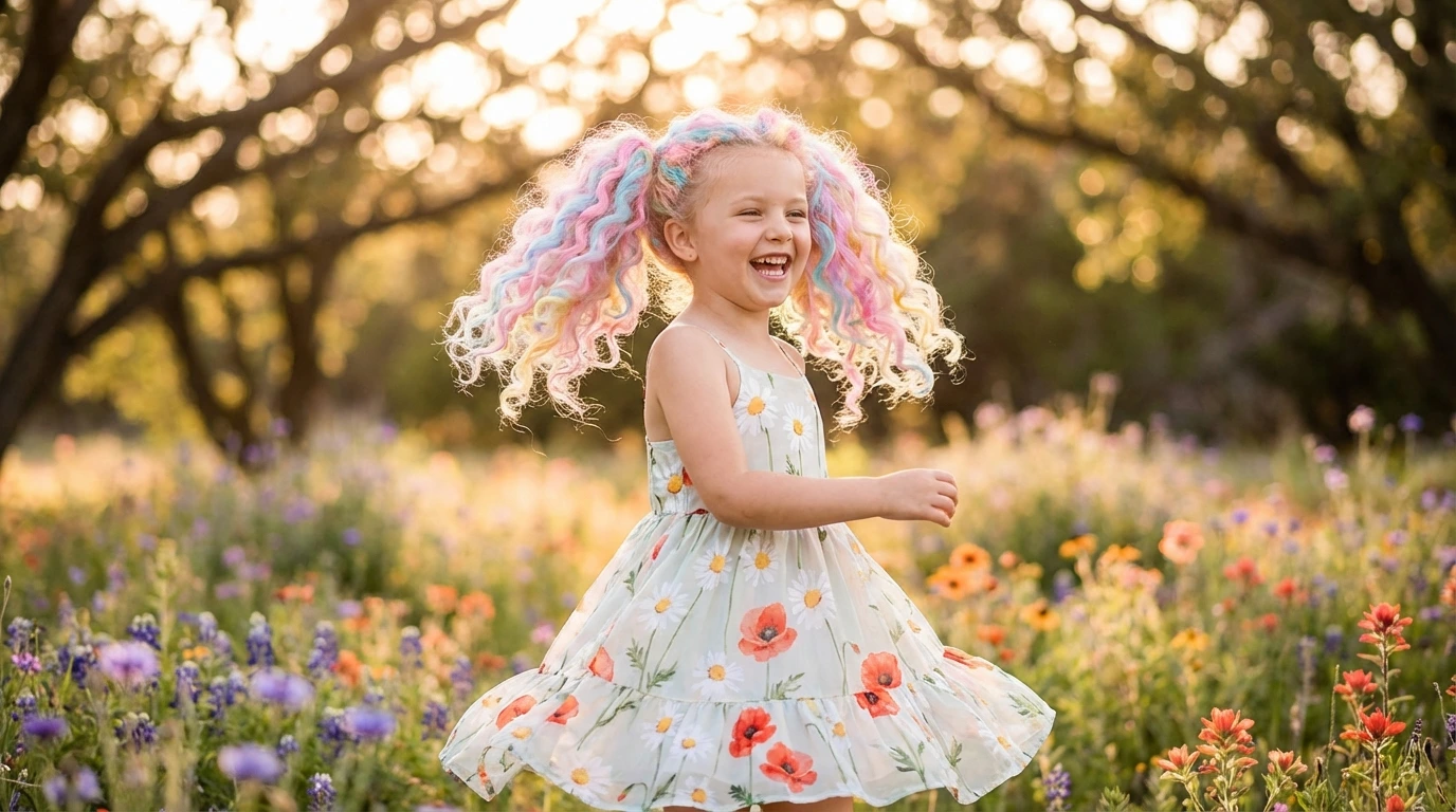 10. Curly Pigtails
