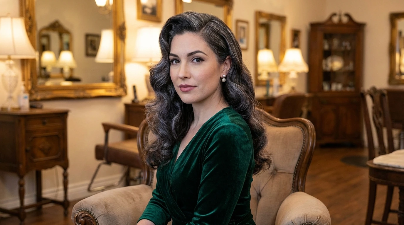 9. Vintage Curly Waves