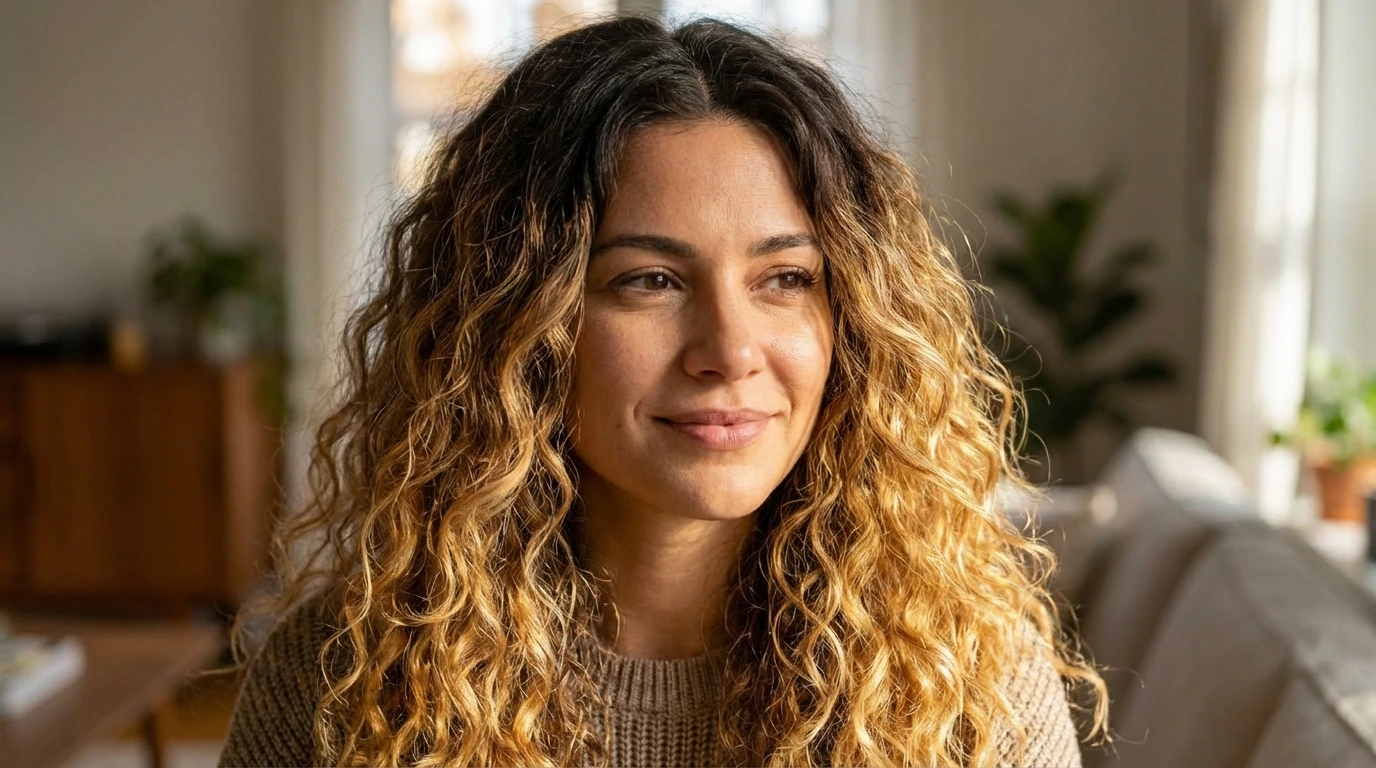 2. Long Layered Curls