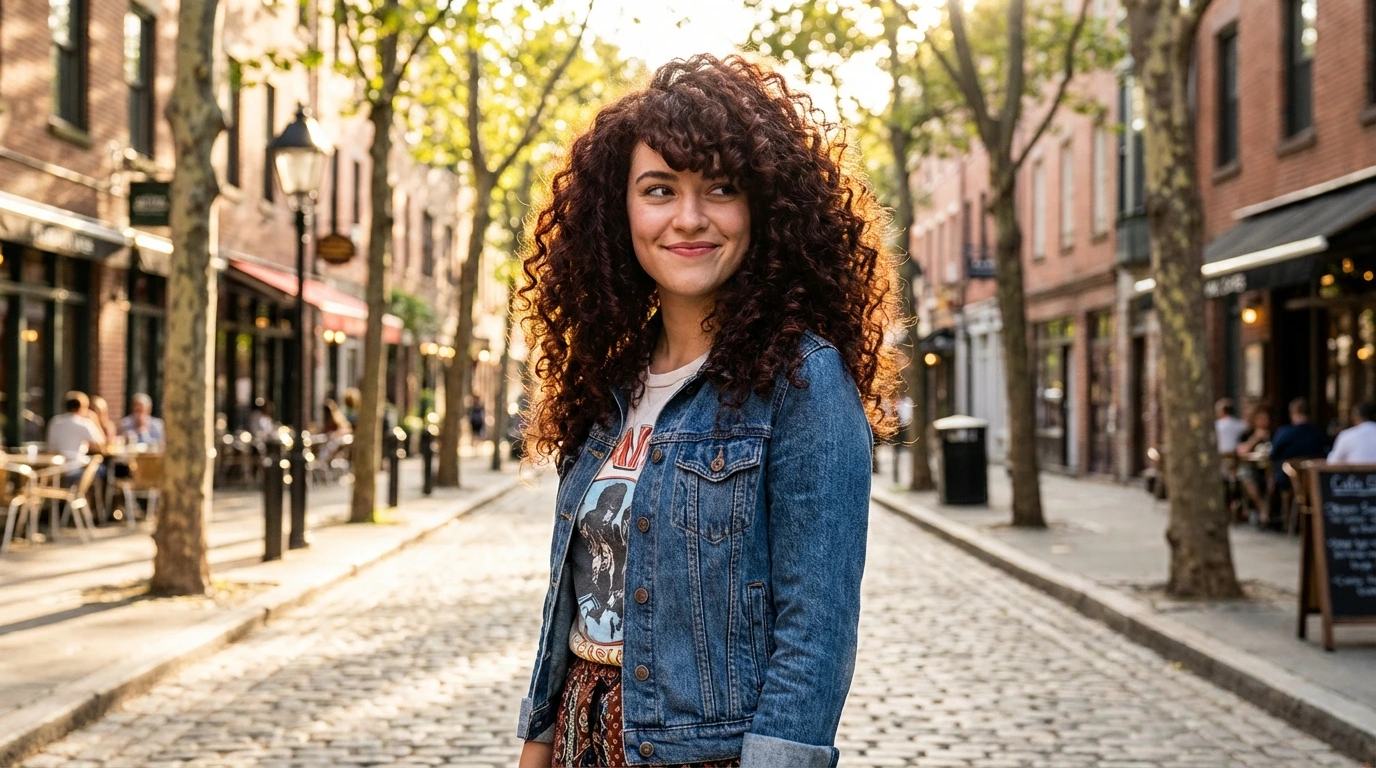 5. Curly Fringe