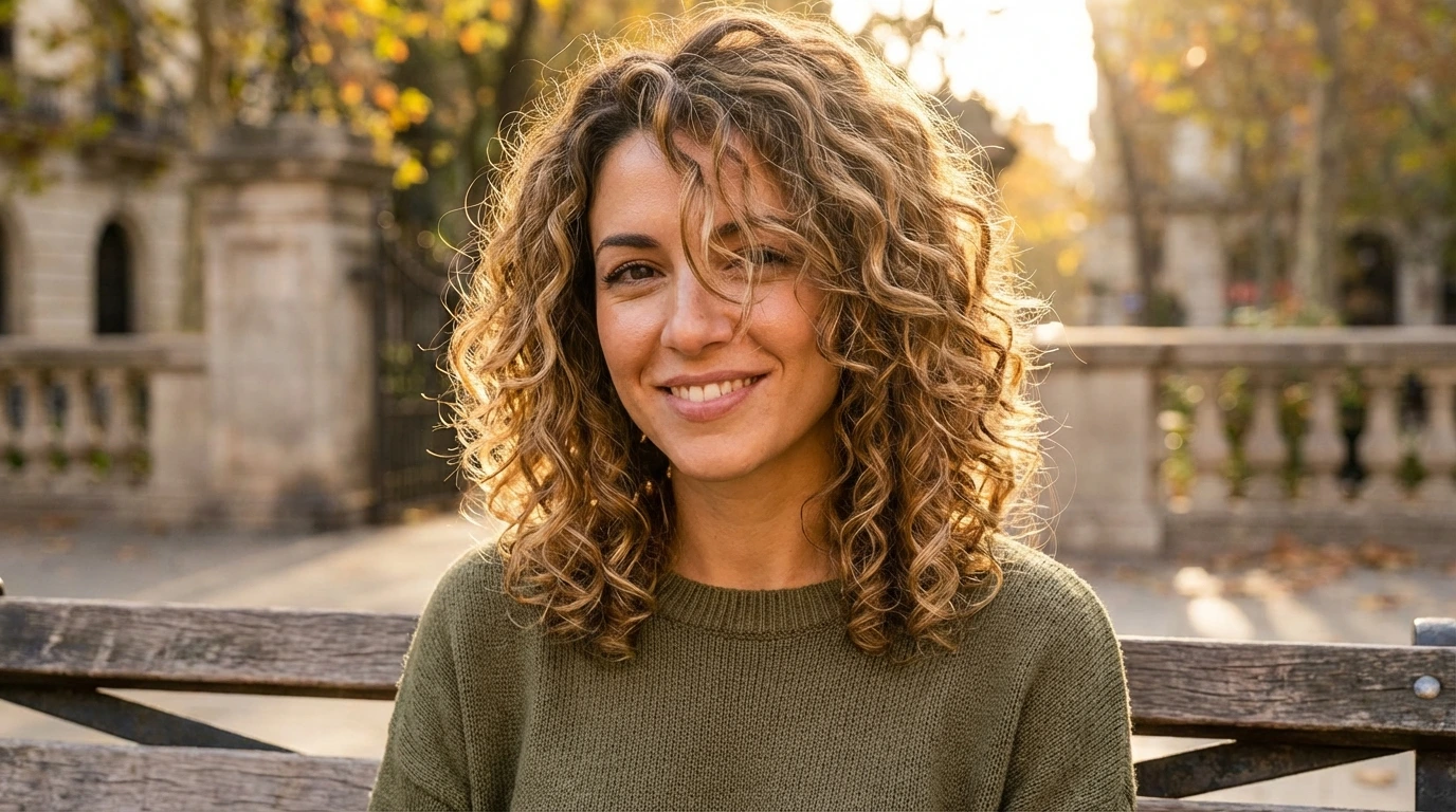9. Textured Curly Lob