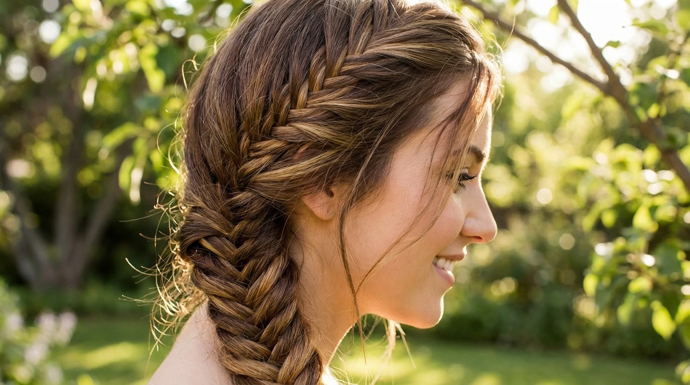 Fishtail Braided Ponytail