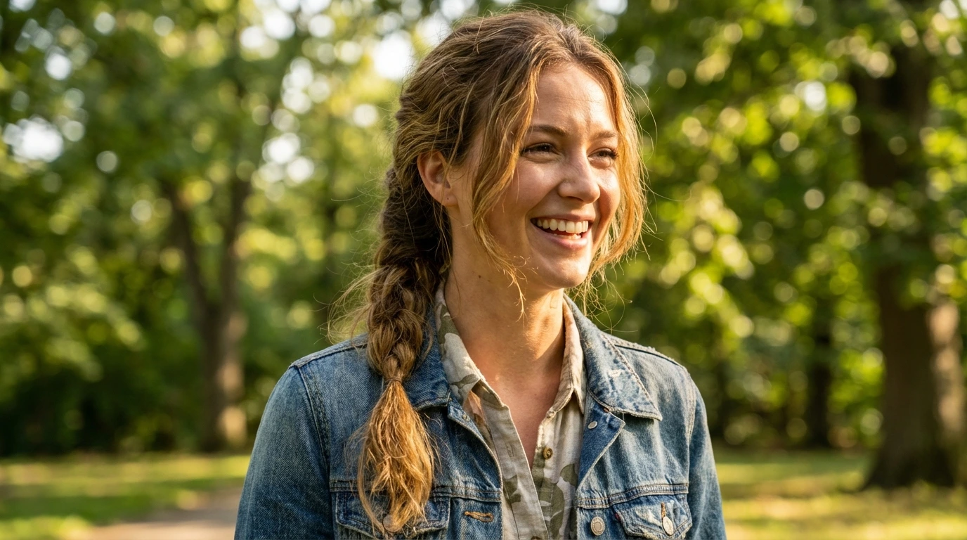 Messy Braided Ponytail