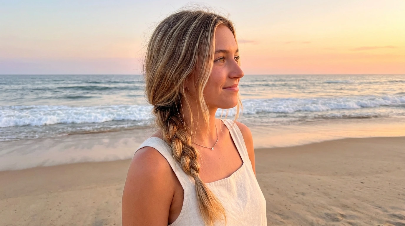 Side Braided Ponytail