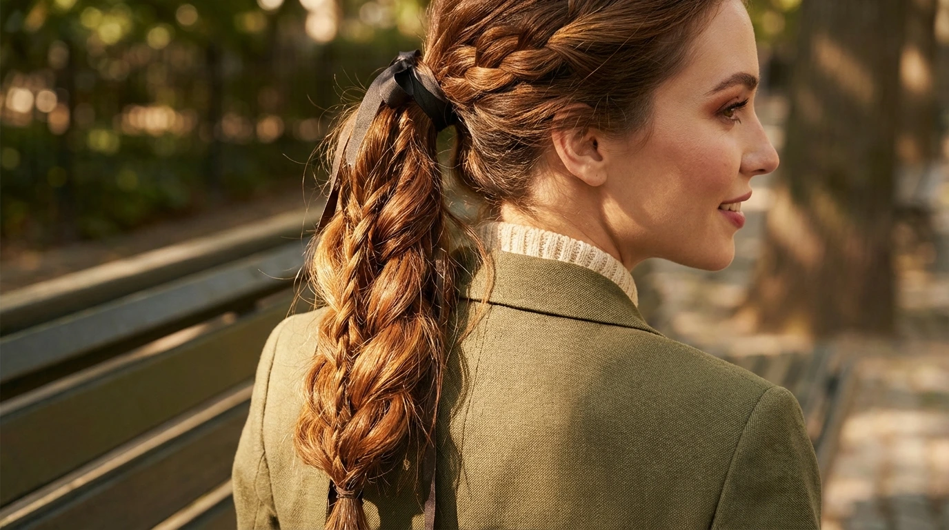 Twisted Braided Ponytail