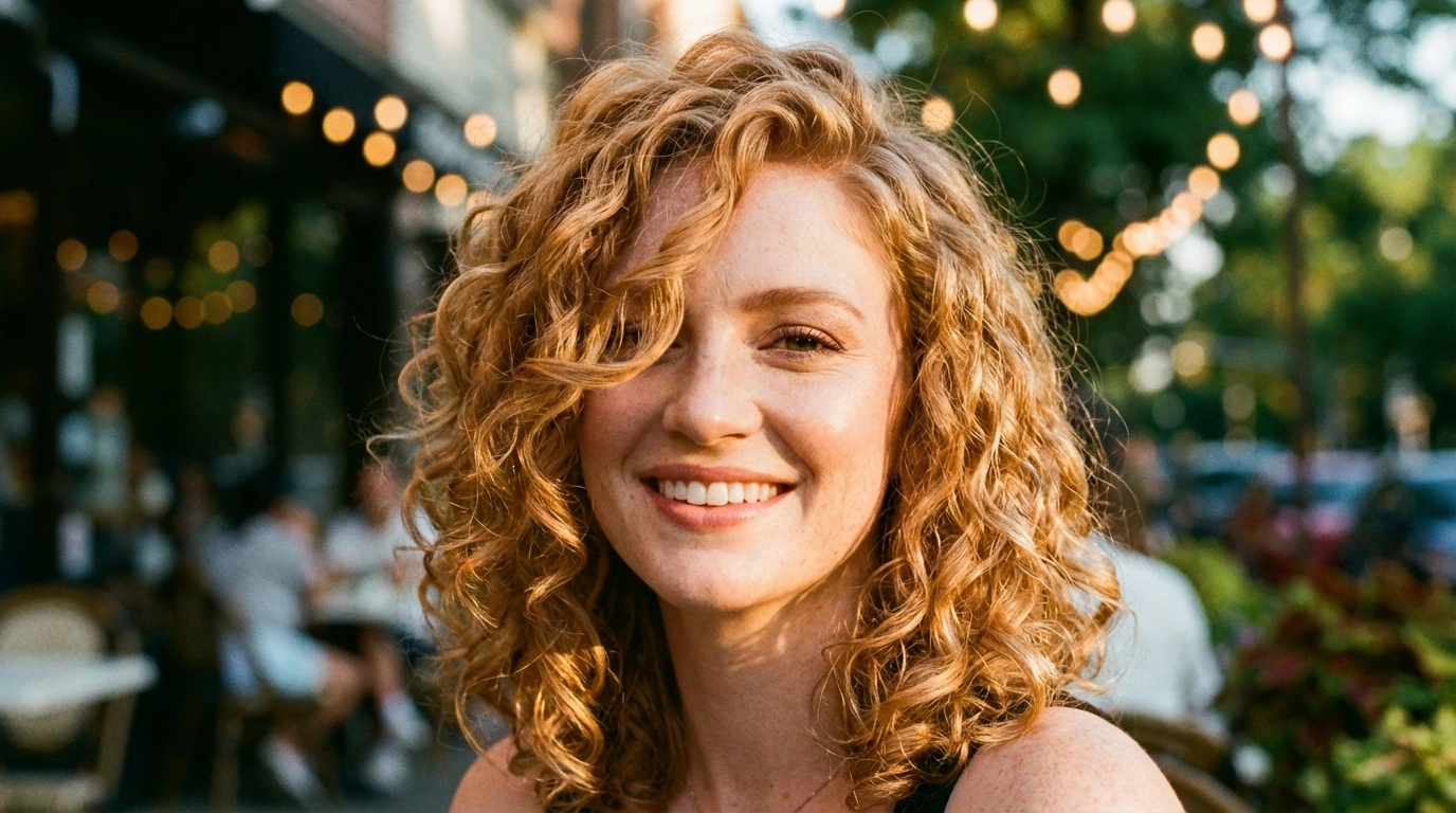 6. Classic Curly Lob