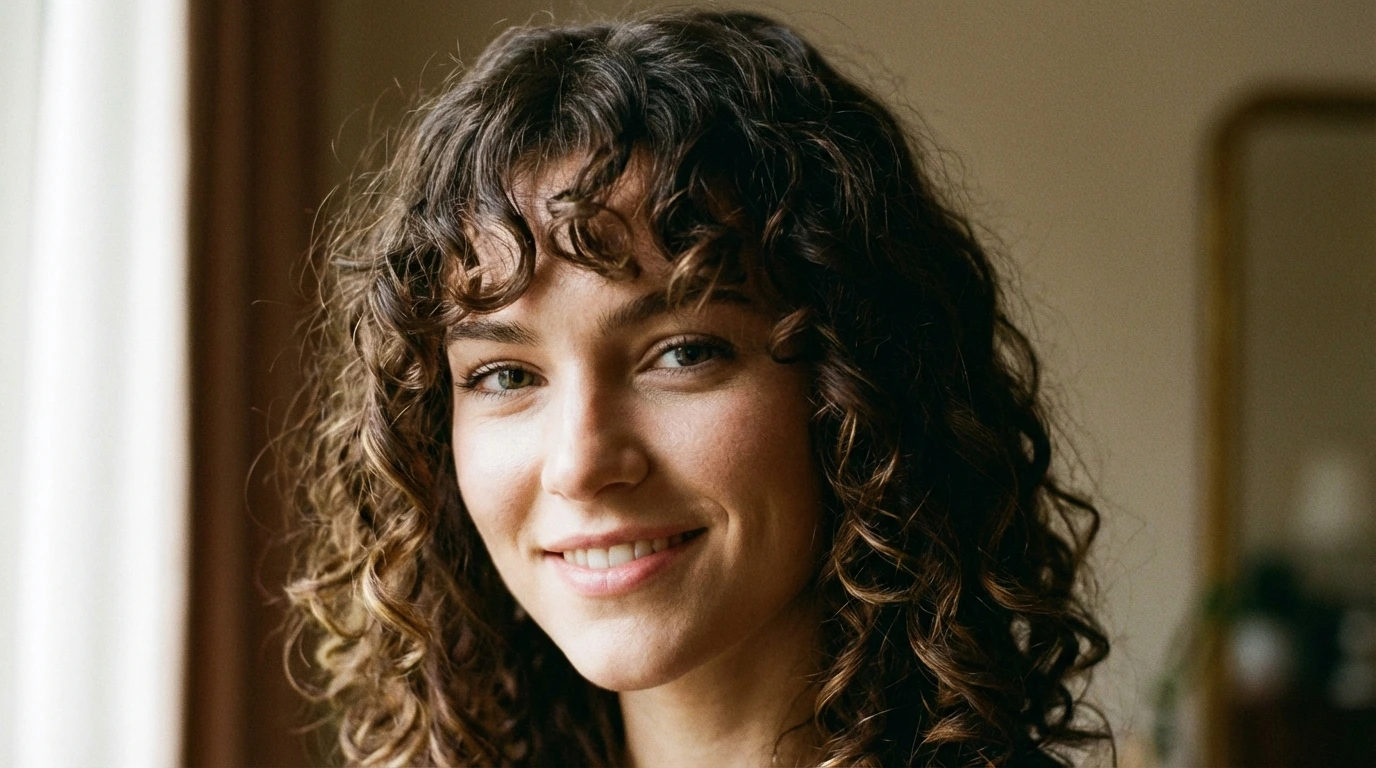 7. Curly Fringe
