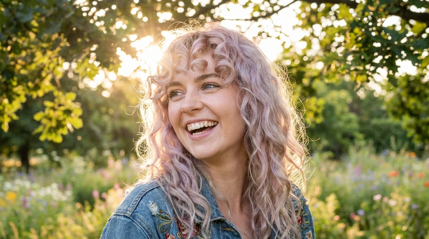 4. Curly Fringe
