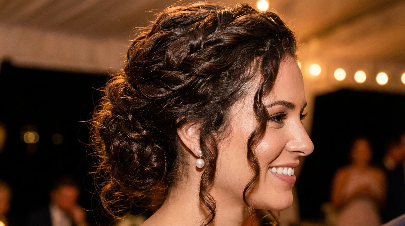 5. Curly Updo