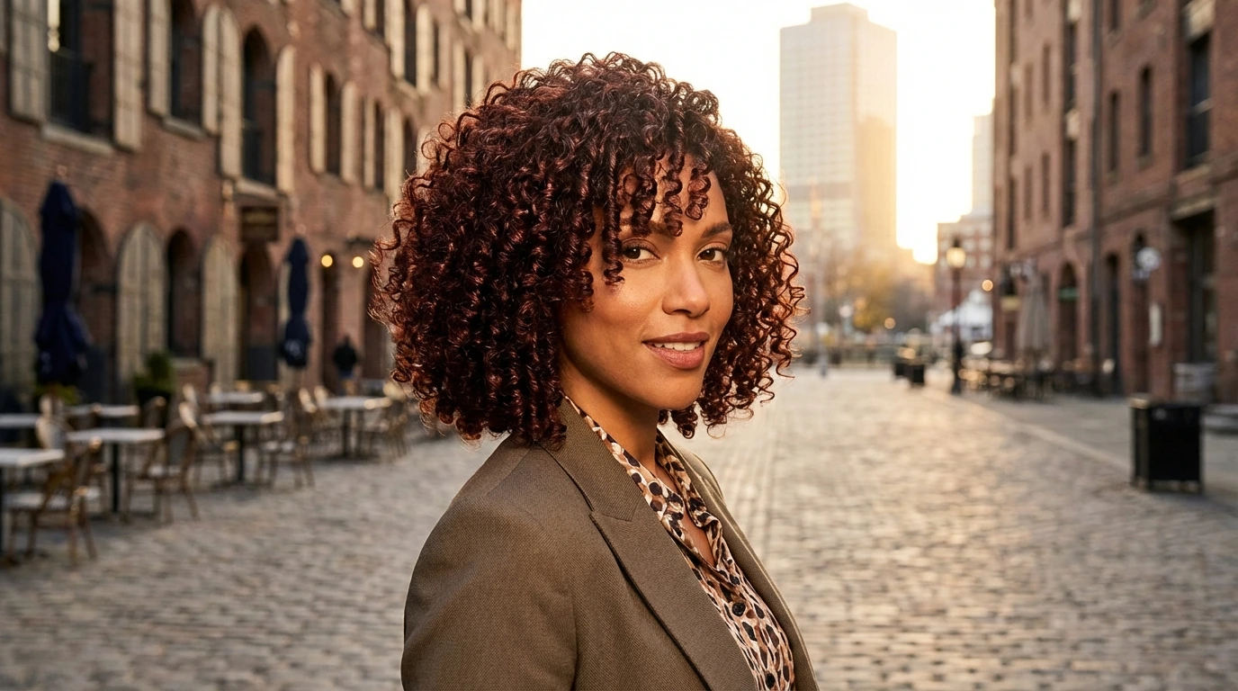 2. Defined Curly Bob