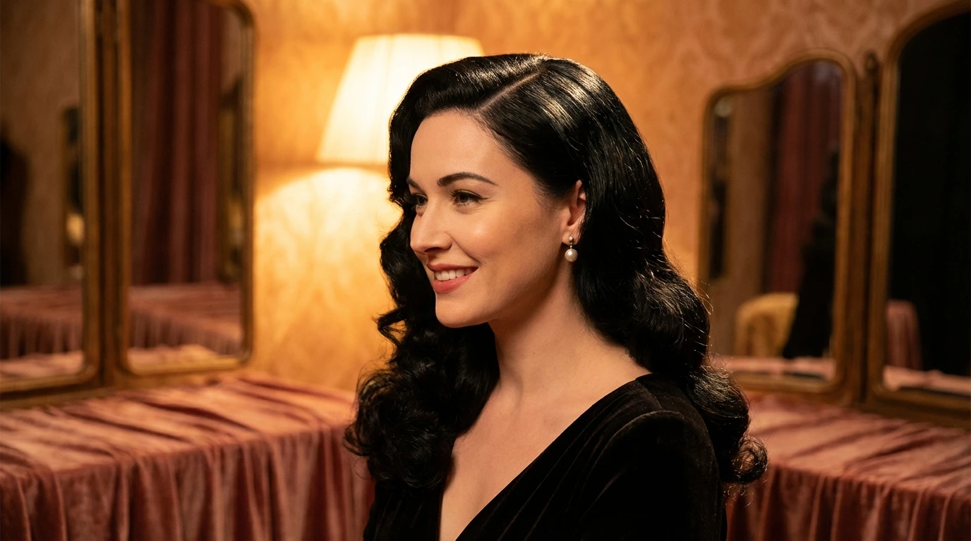 8. Vintage Curly Glam