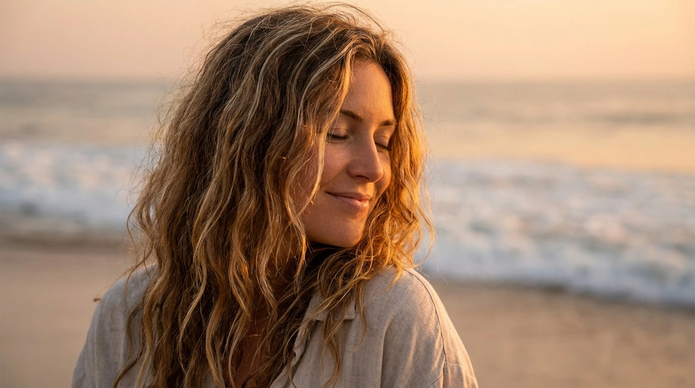 12. Curly Beach Waves