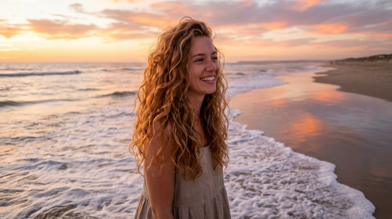 12. Curly Beach Waves