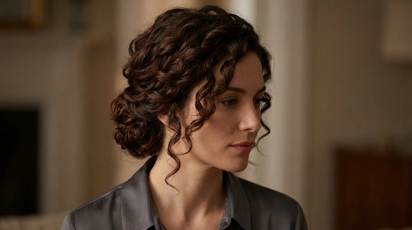 5. Curly Updo