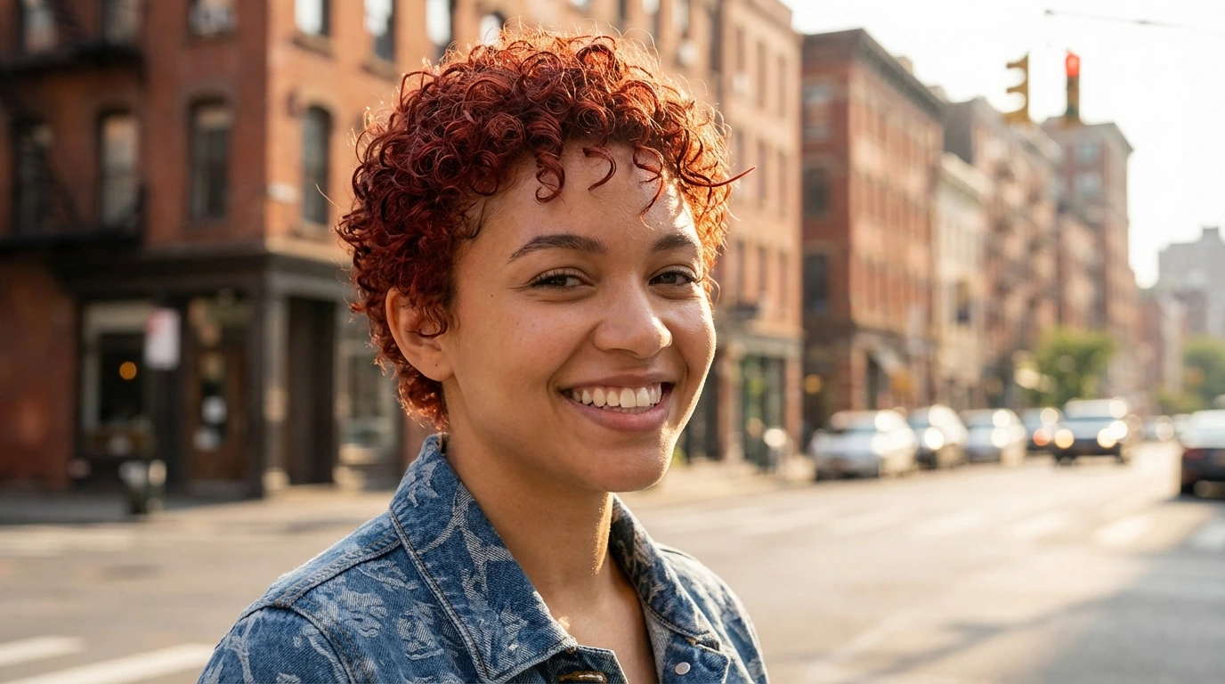 6. Curly Pixie Cut