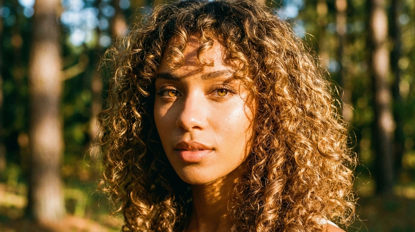 6. Curly Fringe