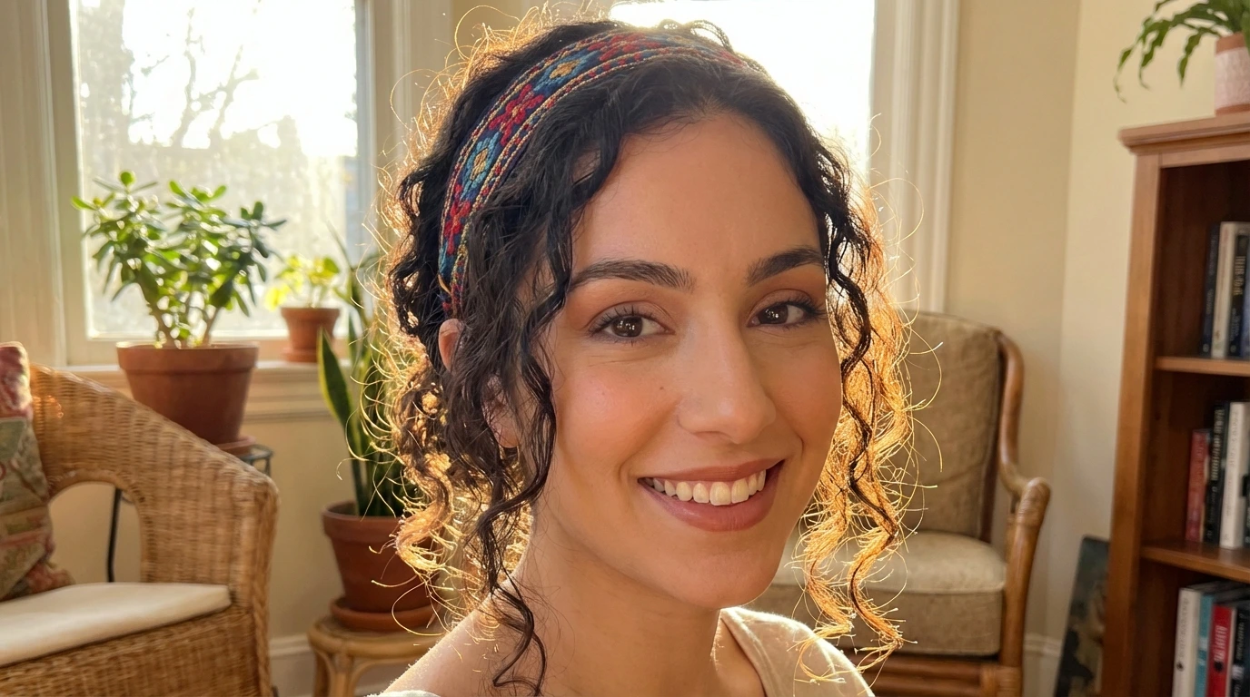 8. Curly Headband