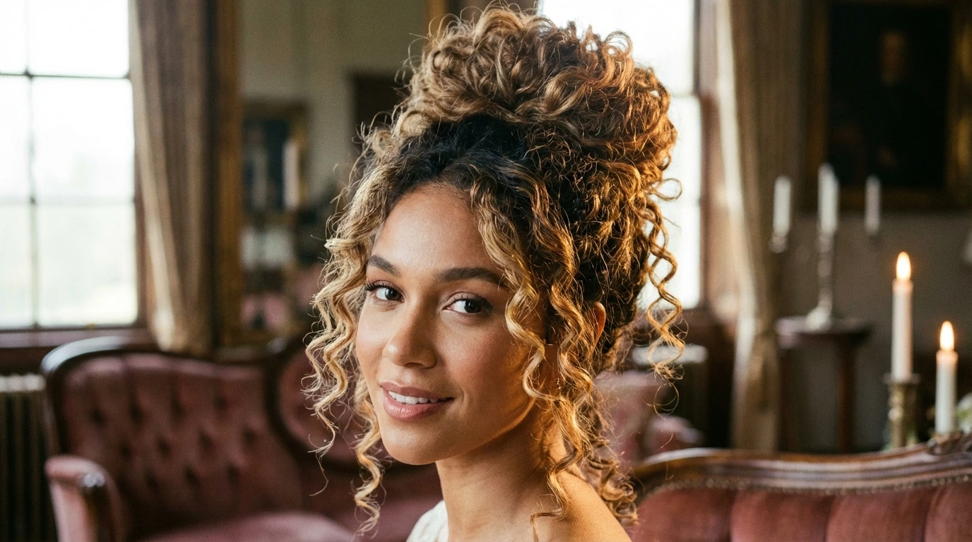 5. Curly Updo