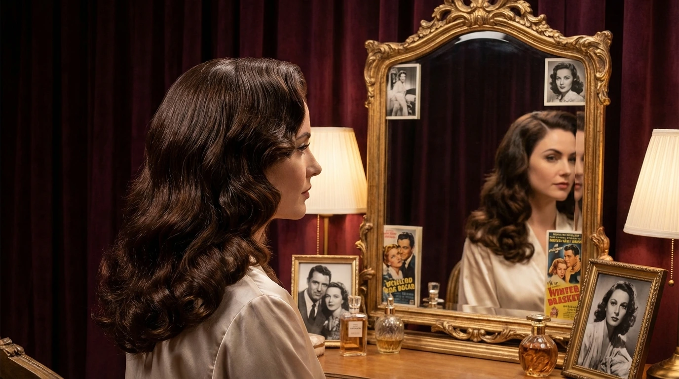 8. Vintage Curly Look