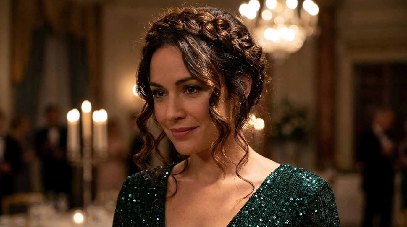 11. Curly Crown Braid