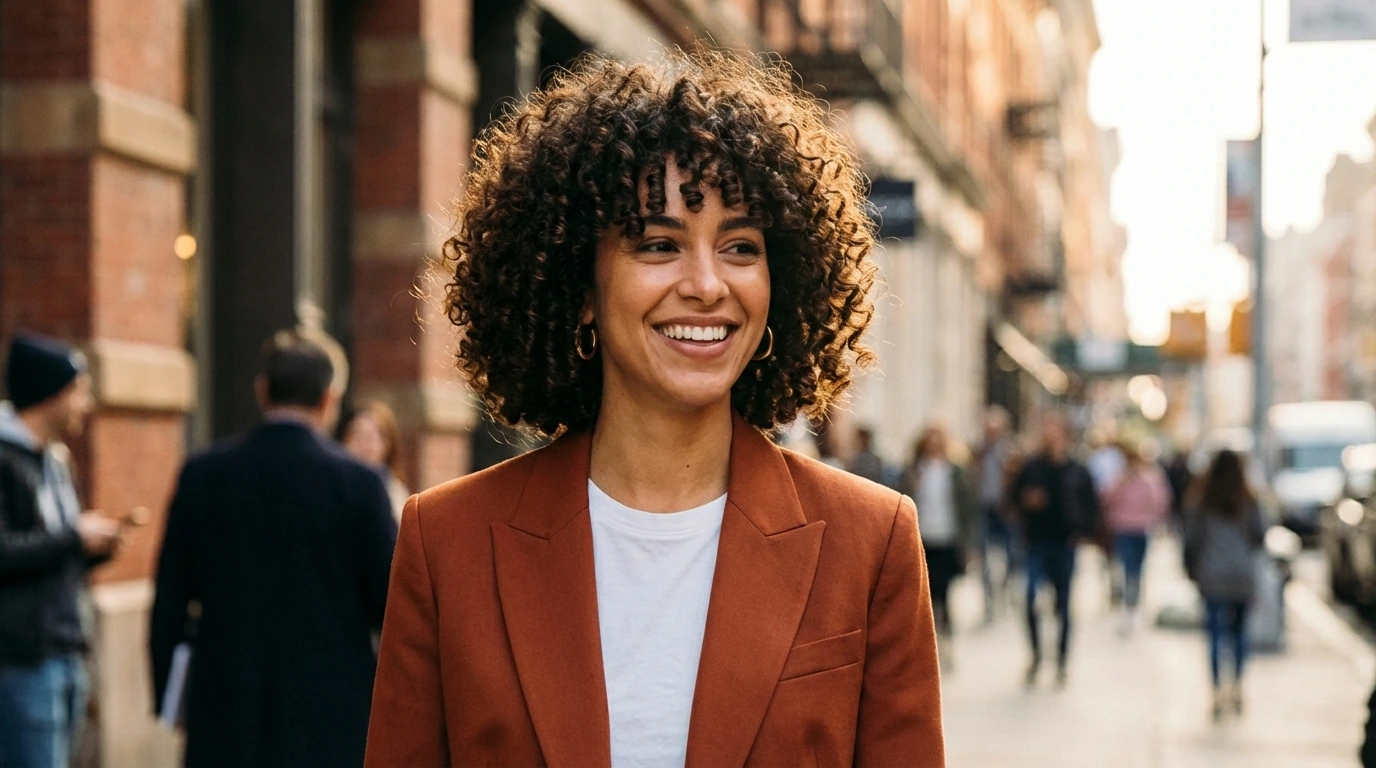 2. Defined Curly Bob