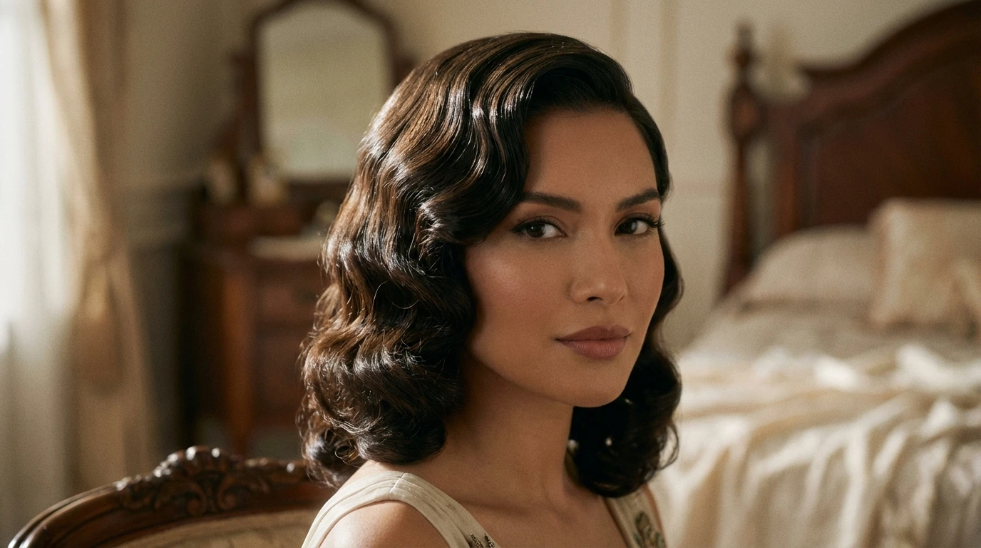 10. Curly Finger Waves